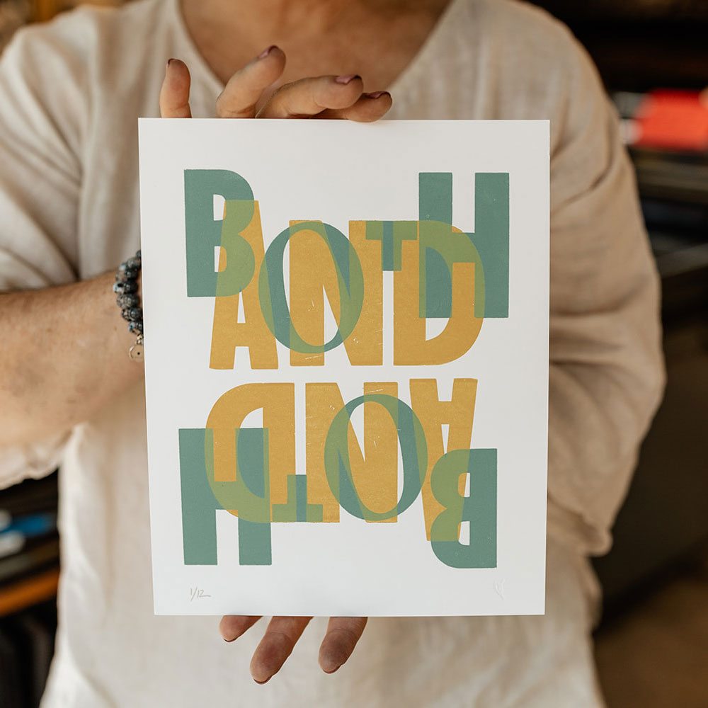 &quot;Both/And&quot; print