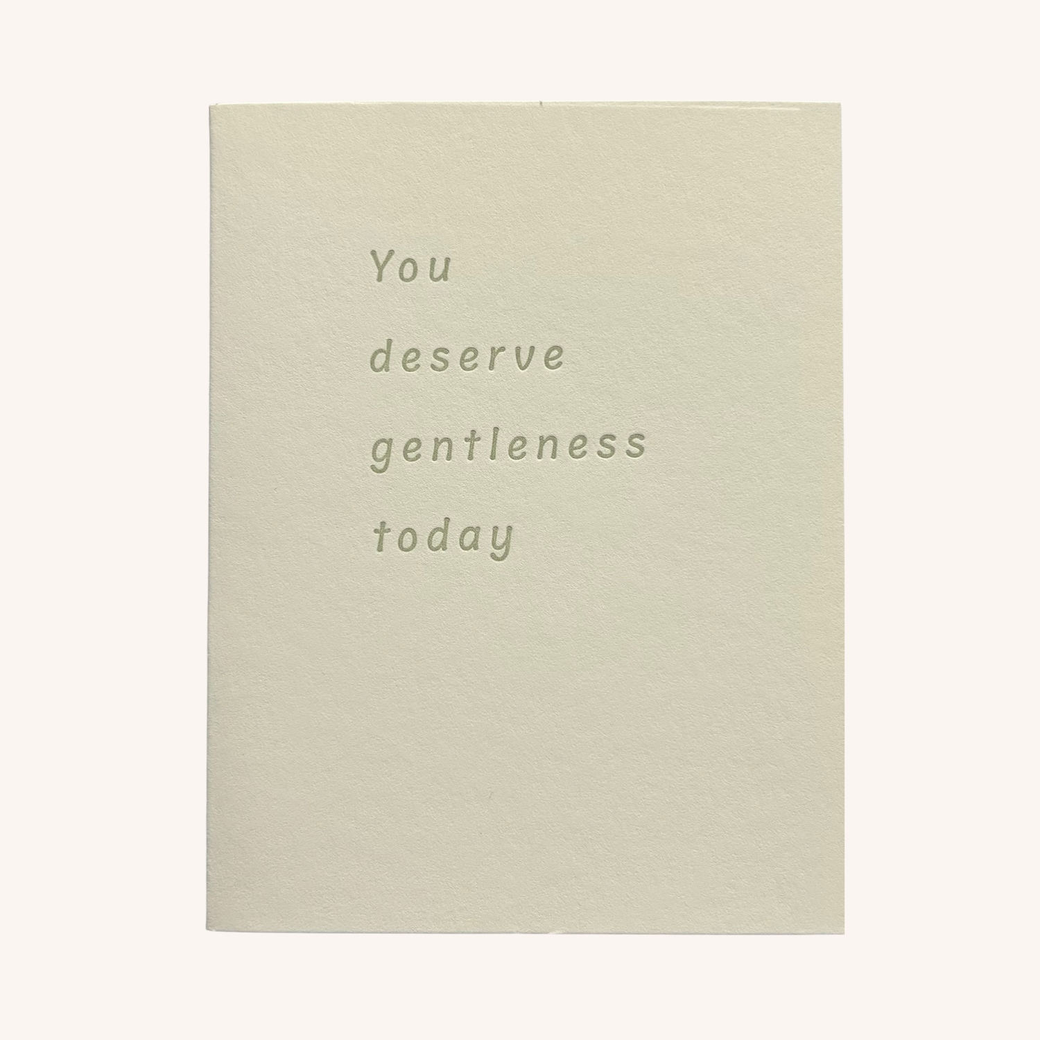 Gentleness