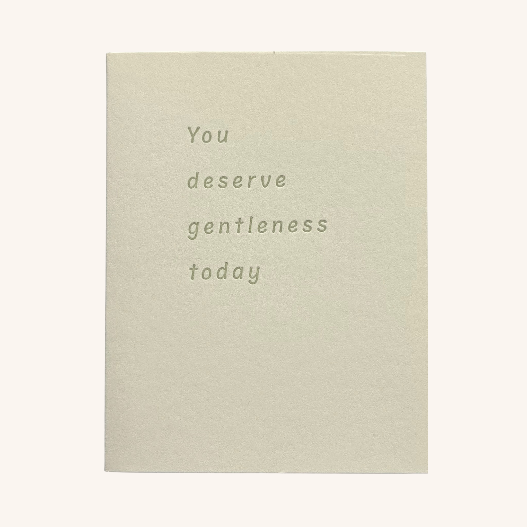 Gentleness