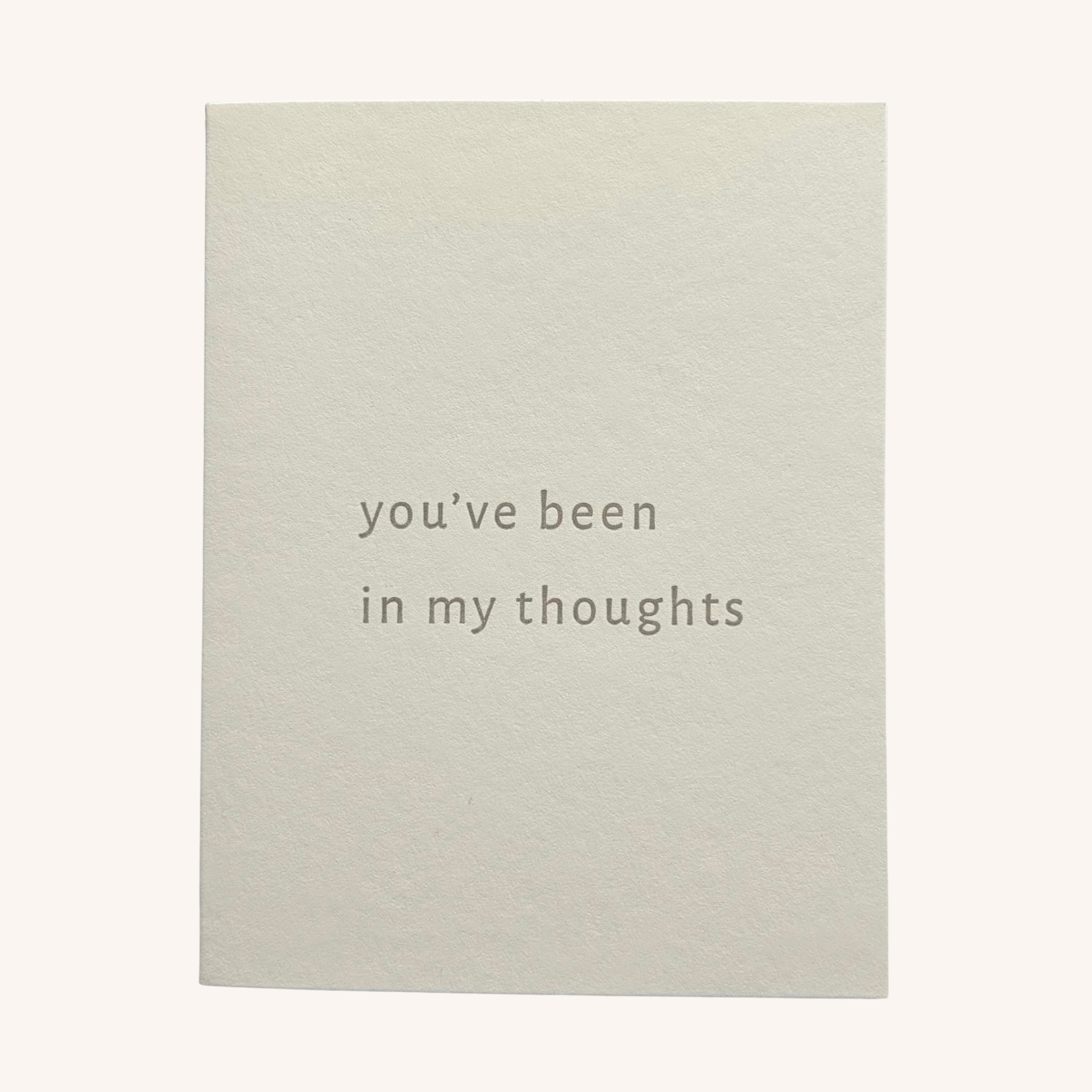 In My Thoughts