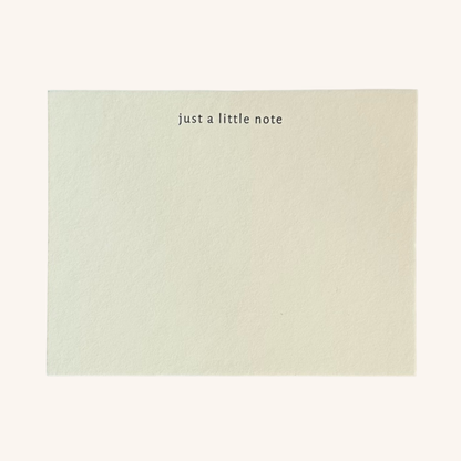 Little Note Letterpress Note Card Set