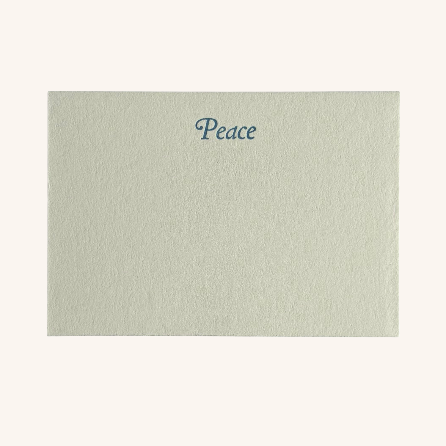 Peace Enclosure Card