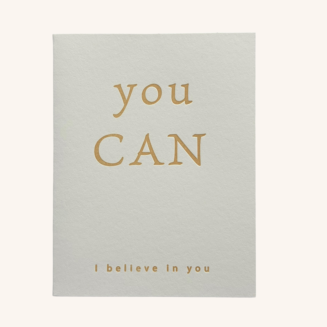 You Can