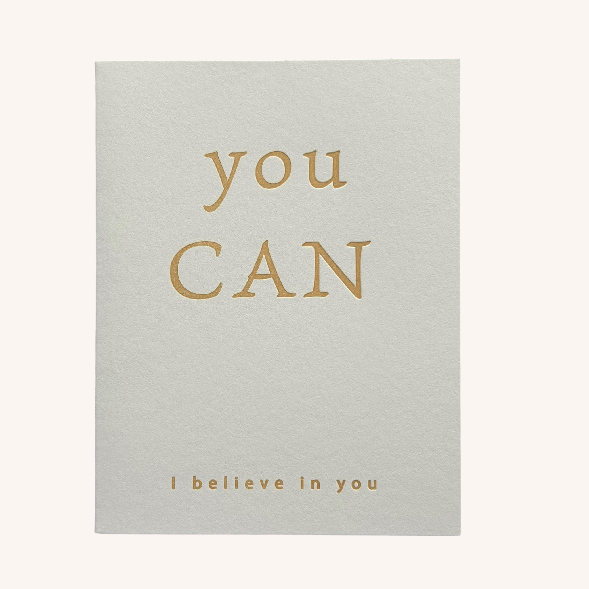 You Can