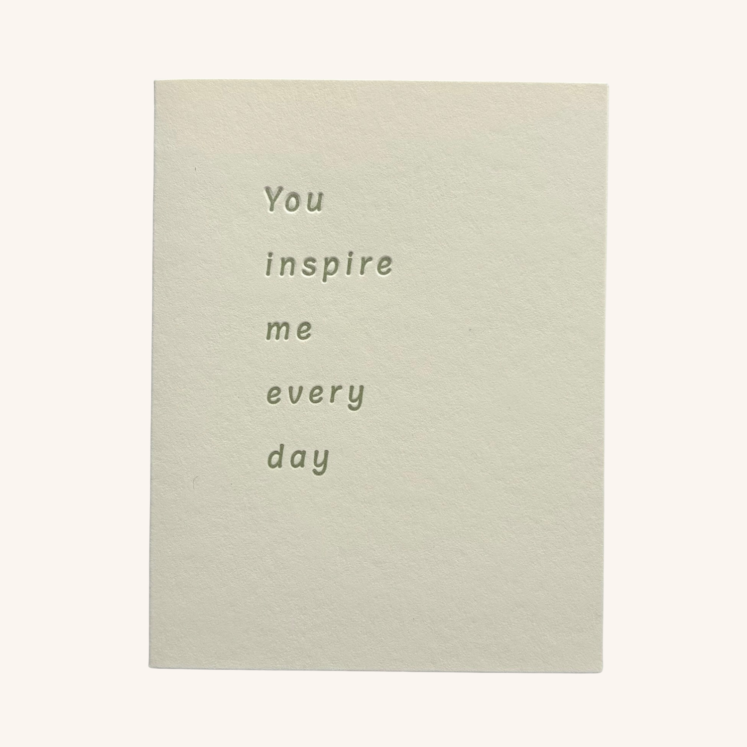 You Inspire Me